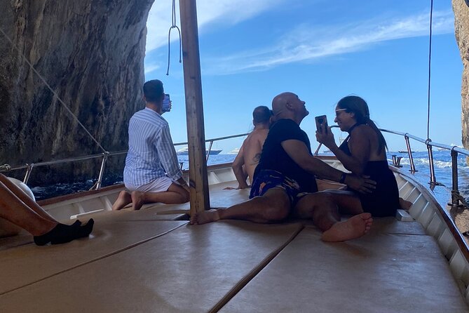 3 Hours Private Boat Tour of Capri with Pasta and Prosecco - Marina Piccola, yachts, and lunch on board
