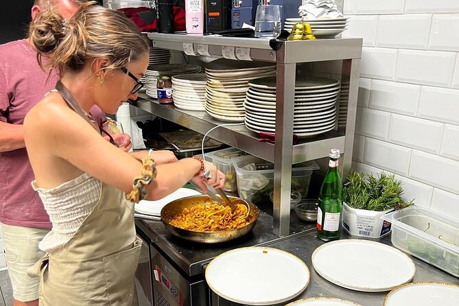 Authentic Pasta Making Class in Florence with a Local Chef - Mixing dough with eggs, semolina, and olive oil