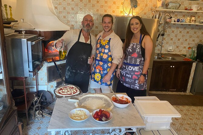Authentic Pasta & Pizza Cooking Class with Sorrento Coast Pickup - Rolling Caprese ravioli by hand