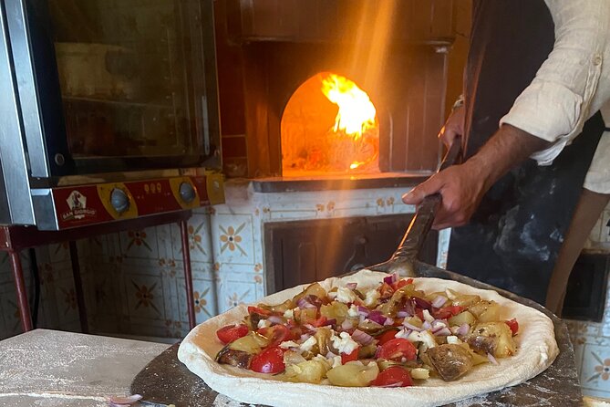 Authentic Pasta & Pizza Cooking Class with Sorrento Coast Pickup - Ingredients, wine, and the final meal