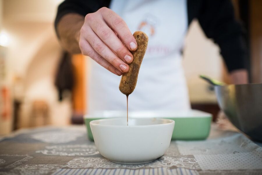 Bari: Pasta & Tiramisu Class at a Local's Home - Sitting down for the meal you prepared