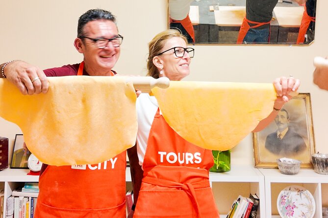 Bologna Local Pasta Cooking Class, Ragu, Spritz, Wine & Gelato - Sitting down with San Giovese and fresh pasta
