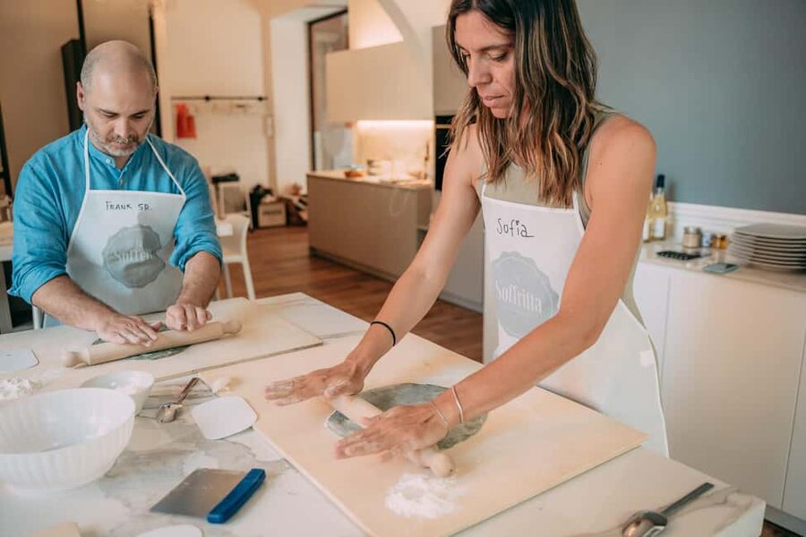 Bologna: Original Lasagna & Gelato Class at a Cooking School - Eating the lasagna and gelato you made