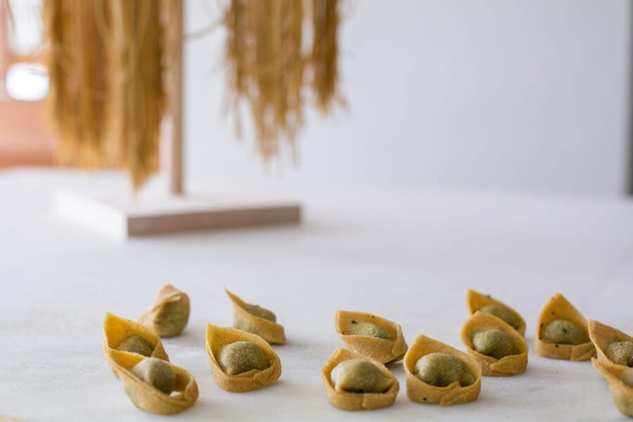 Bologna : Pasta Making With Local Chef + Wine - Rolling tagliatelle with traditional ragù