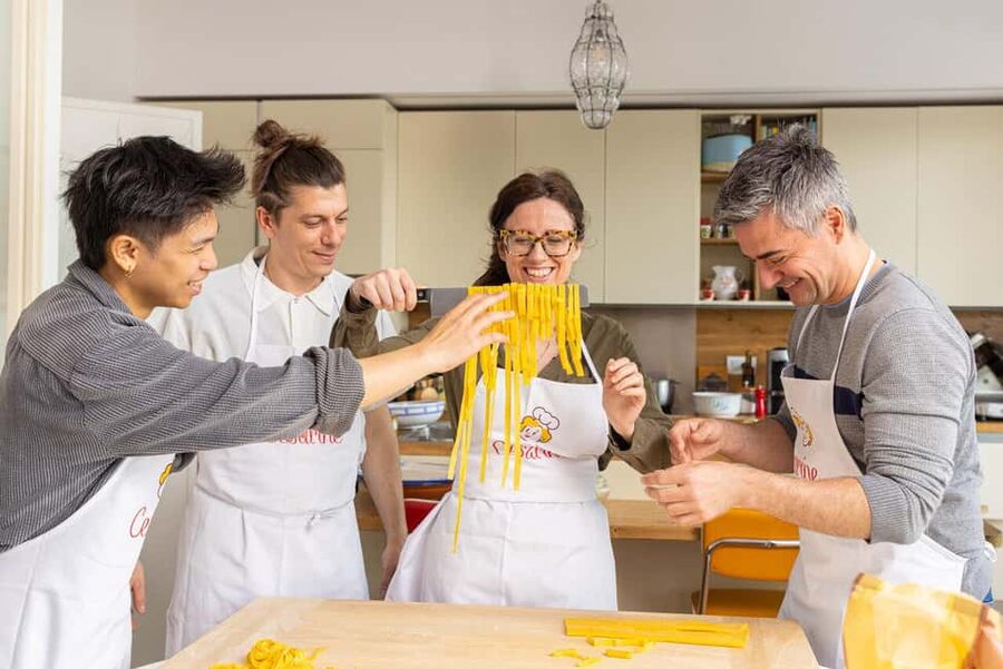 Bologna: Tagliatelle Pasta and Bolognese Sauce Class - Starting with fresh tagliatelle dough