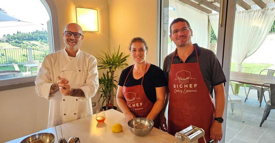 Chianti: Fresh Pasta Class With Lunch or Dinner - Arriving at the Chianti villa from Florence