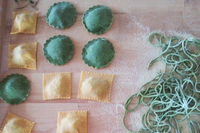 Colorful Pasta Workshop in Bologna with meal - Rolling and Cutting the Dough