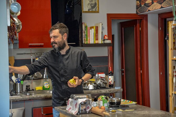 Cooking Class in Palermo - fresh pasta and tiramisù - Sicilian tomato pesto, ricotta, and almonds