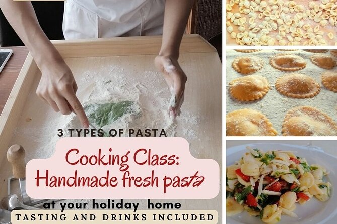 Cooking Class in your accommodation: Fresh handmade pasta - The first taste: focaccia and cheese