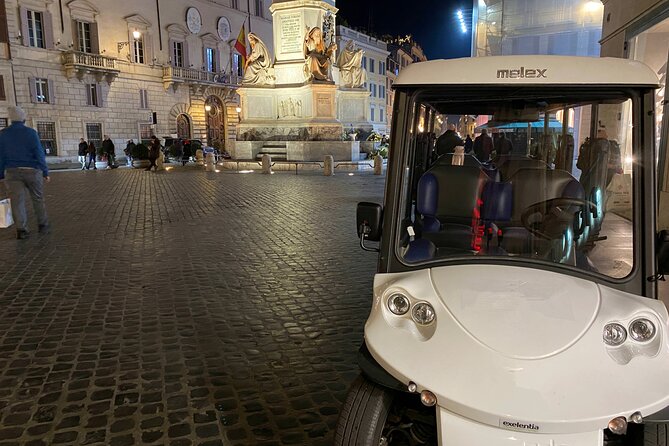 Exclusive Rome - GolfCart Night Tour with Pasta or Pizza & Gelato - Trajan’s Market and the Imperial Forums