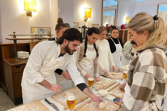 Fettuccine Pasta Cooking Class in Rome City Center - The first hour: mixing, kneading, and cutting