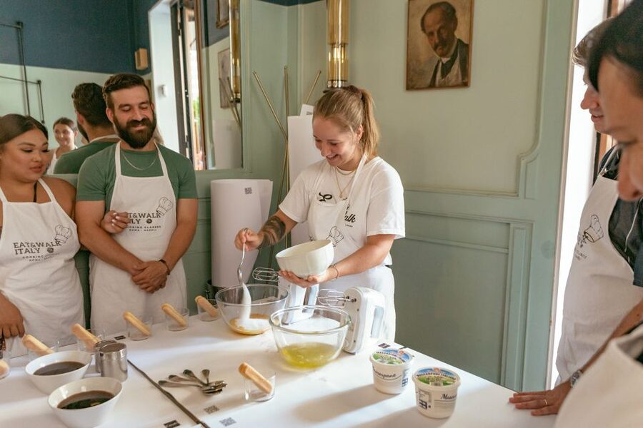 Fettuccine & Tiramisù: Cooking Class with Wine & Limoncello - Starting with tiramisù