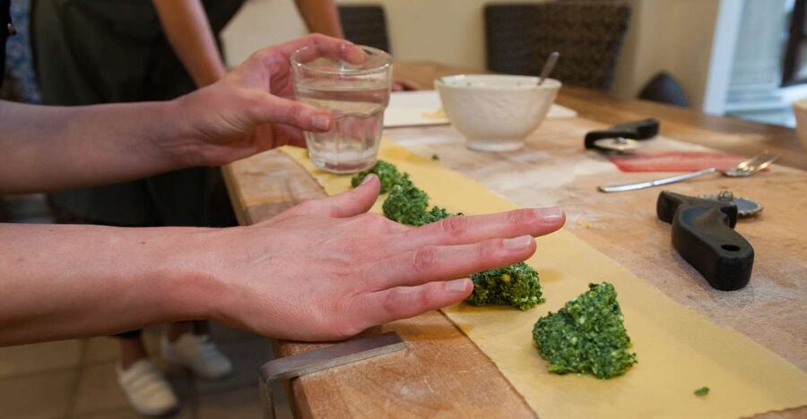 Florence: Authentic Pasta Making Class - Rolling pasta for fettuccine and ravioli