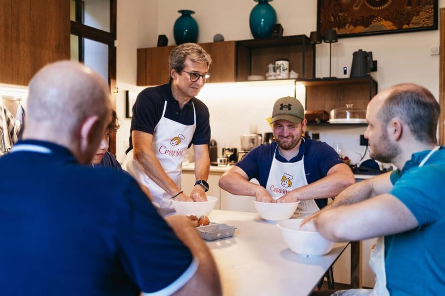 Florence: Pasta and Tiramisu Cooking Class with Local Host - Rolling pasta dough by hand