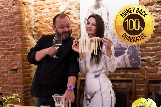 Florence: Pasta & Tiramisu Cooking Class with lots of Good Wine - Making pasta dough from scratch