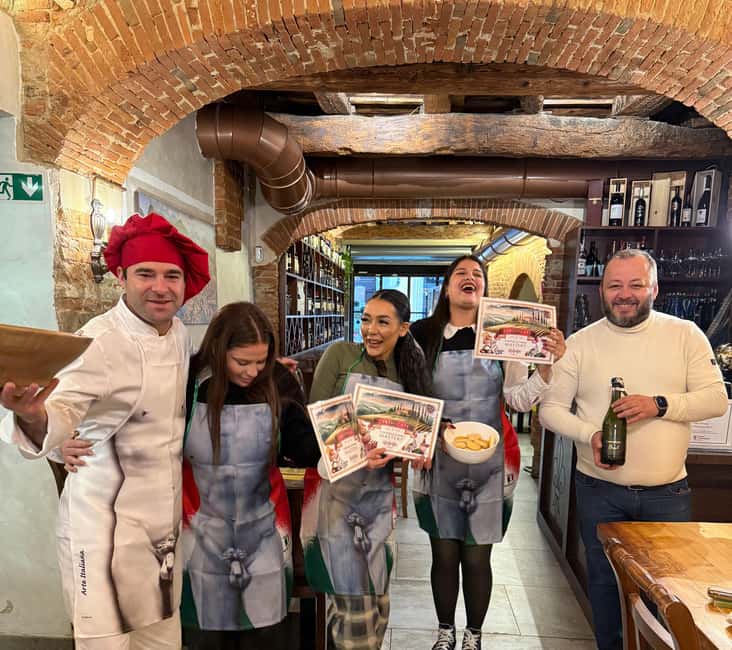 Florence: Premium Pasta Cooking Class with Tiramisu & Wine - Cooking inside Florence’s Medici story