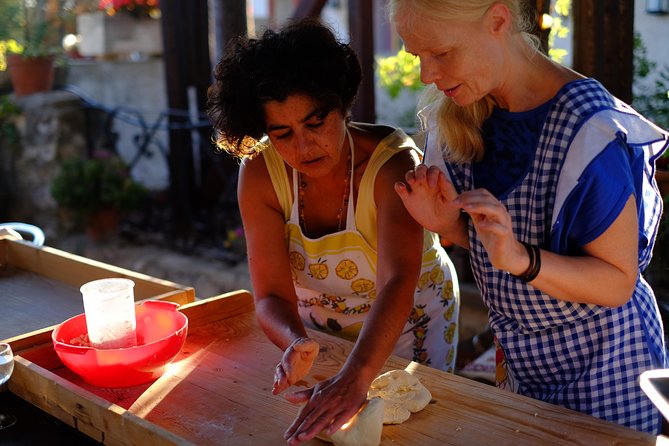 Fresh pasta and dinner in my biogarden - Meeting Manuela and hearing local advice