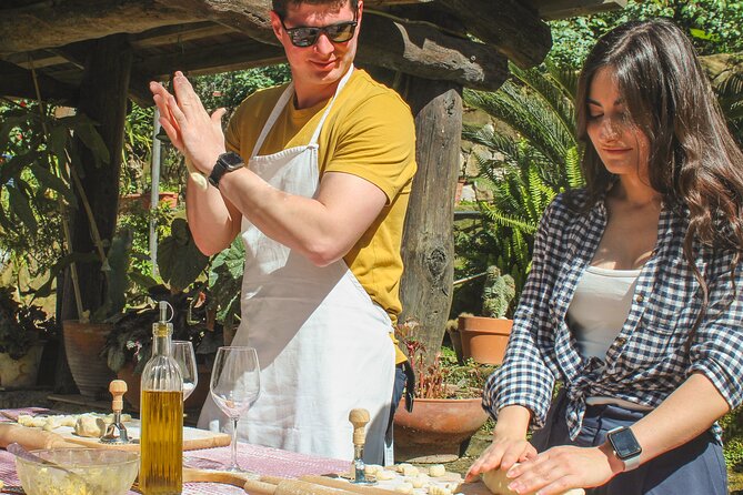 Fresh pasta and Limoncello course in a lemon grove - Fresh pasta, from starter to dessert
