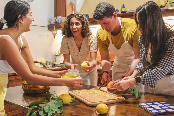 Fresh pasta and Limoncello course in a lemon grove - Martina, her family, and the tone of the afternoon