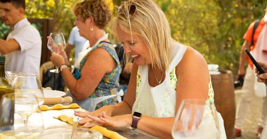 From Livorno: Authentic italian Pasta Cooking Class - Tasting eight wines, three olive oils, and balsamic vinegar