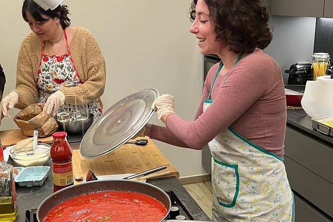 Gnocchi and meatballs | Cooking class and dinner at my house in Rome - Making grandmother-style meatballs and stuffed courgettes