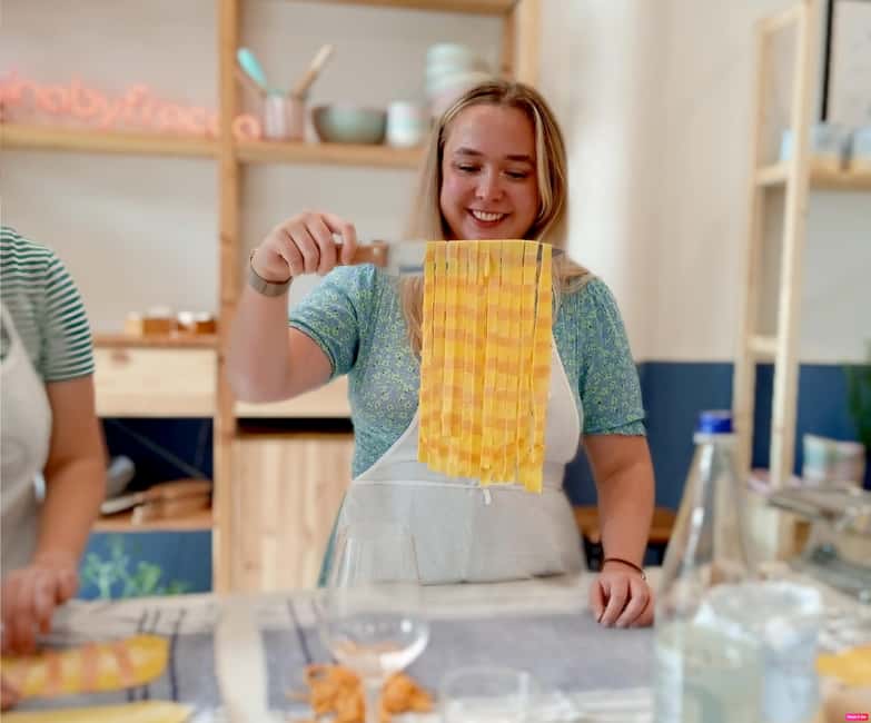 Lazise: Fresh Pasta and Tiramisù Cooking Class at Lake Garda - Kneading, rolling, and learning the flour