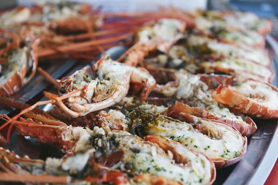 Lunch of lobster pasta in a cove in the Lavezzi Islands - Bonifacio’s cliffs make the first impression