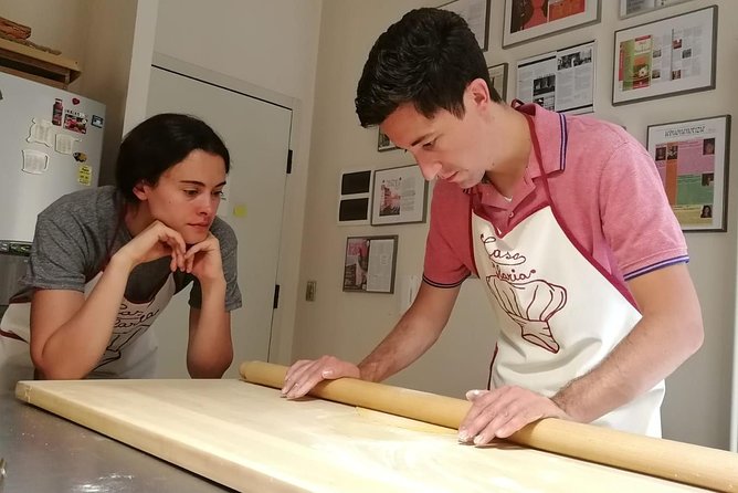 Make traditional handmade pasta from scratch with a local chef! - Cooking the pasta, second course, and dessert