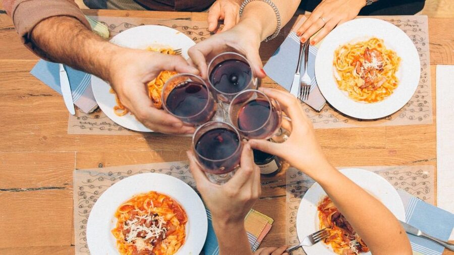 Make Your Own Pasta and Cookies! - Bruschetta, cheese, salami, and conversation