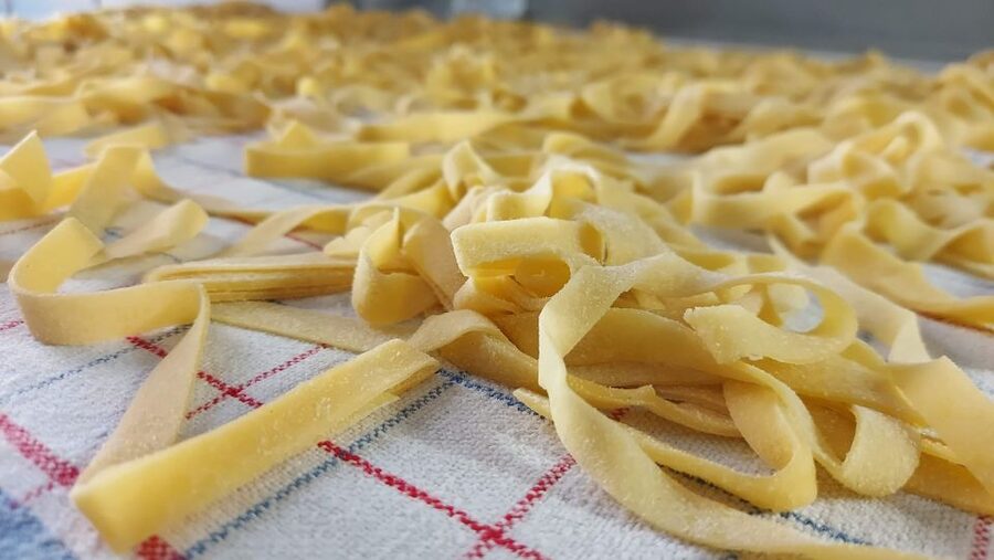 Make Your Own Pasta and Cookies! - Cutting the pasta and letting it rest