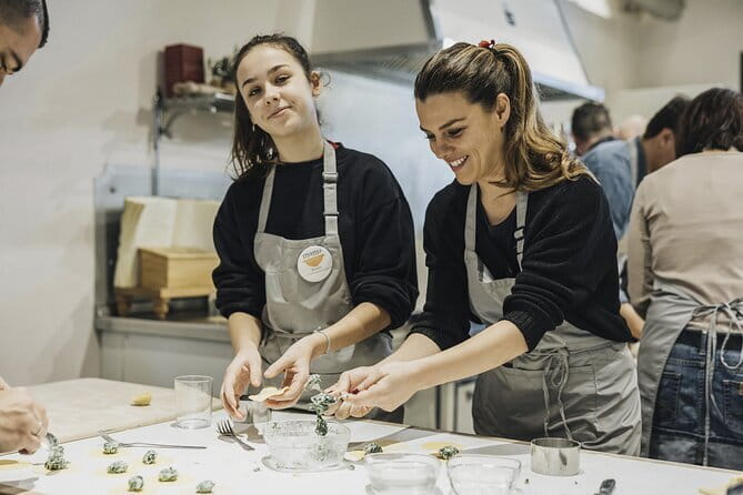 MaMa Florence: The Art of Corzetti - Hands-On Pasta Class - The first course: goat cheese and zucchini three ways