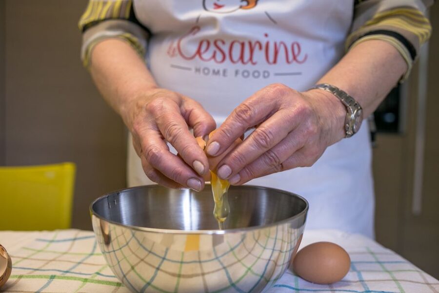 Messina: Private Pasta-Making Class at a Local's Home - Sitting down to taste three dishes with wine