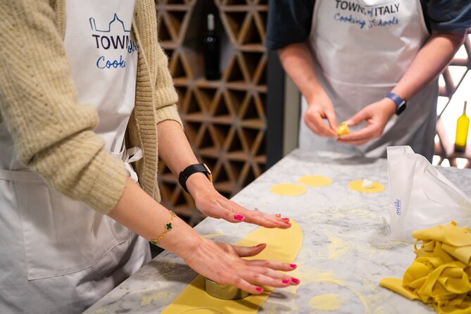 Milan Culinary Experience: Pasta & Gelato or Tiramisù Class - Sitting down to eat what you made