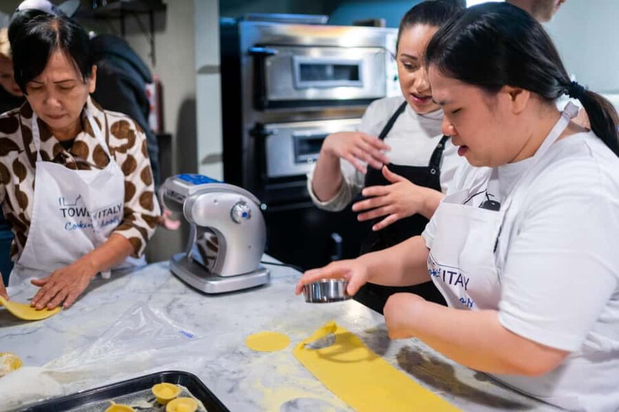 Milan: Pasta Class with Gelato or Tiramisù & Unlimited Wine - Tagliatelle and ravioli: the most useful part