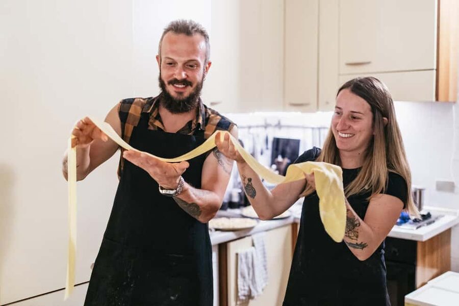 Milan: Pasta & Tiramisu Cooking Class with Premium Products - Entering Rafael’s Milan loft