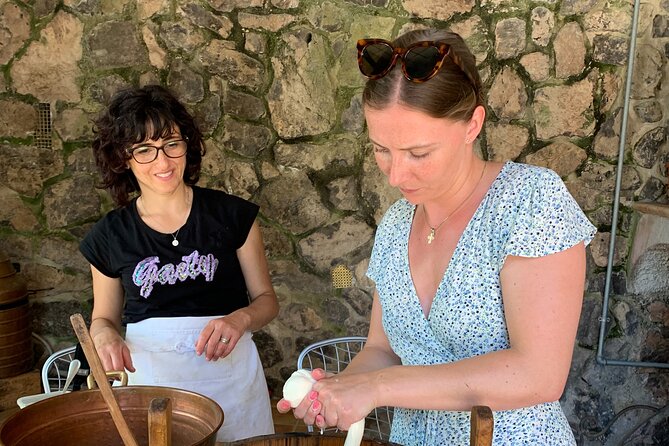 Milk the Cow & Make Mozzarella and Gnocchi with Our Family - Milking the cow and making Fior di Latte