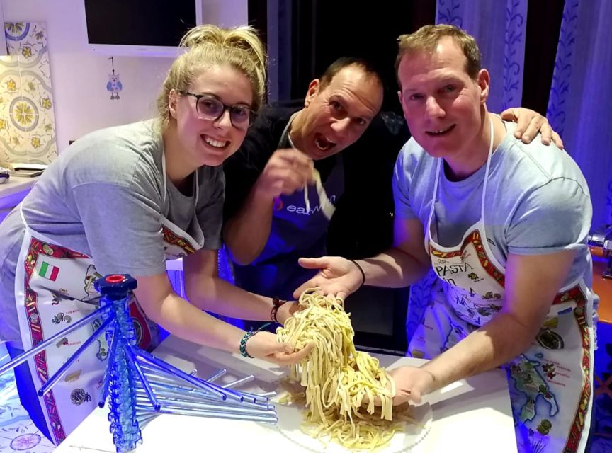 Naples: Fresh Pasta Cooking Class and Dinner with a Local - Making fresh dough by hand