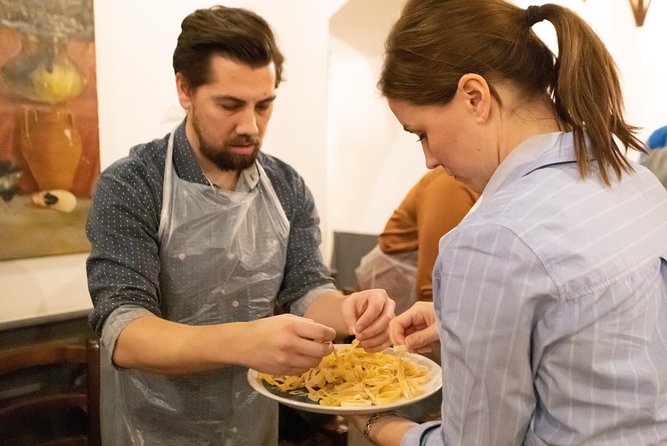 Naples Pasta Class: Fettuccine & Ravioli with Grandma’s Recipe - Preparing sauces and eating the results