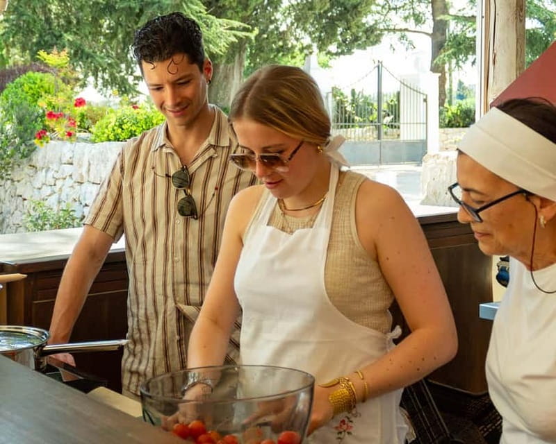 Ostuni: Orecchiette in a masseria - pasta making and tasting - What happens after the dough is shaped