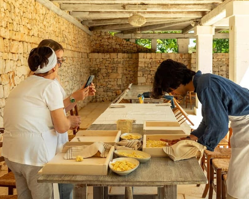 Ostuni: Orecchiette in a masseria - pasta making and tasting - Who will enjoy this most