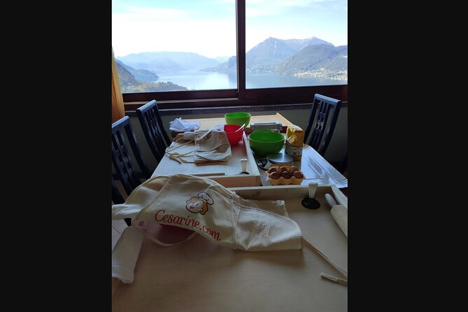 Pasta and Tiramisu Class with a View near Lake Como - Sitting down to eat what you made