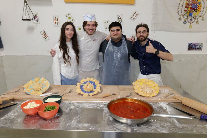 Pasta and Tiramisu Cooking Class with Local Chef in Naples - Making pasta dough by hand