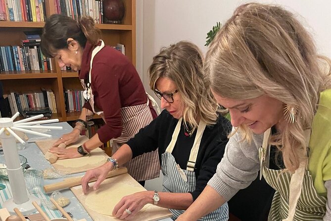 Pasta and Tiramisu join our cooking class - Making tagliatelle from dough