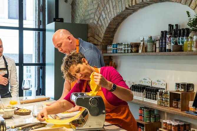 Pasta and Tiramisu Making Class with Fine Italian Wine in Rome - Ravioli shaping and folding