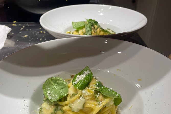 Pasta and Tiramisu Masterclass in Rome - Wine, snacks, and a full meal