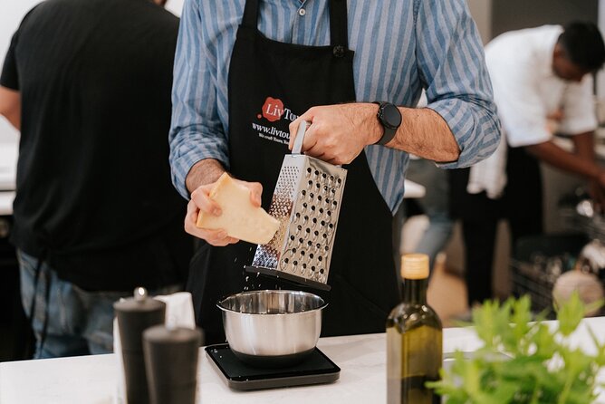Pasta and Tiramisu Semi-Private Cooking Class with a MasterChef - Sitting down for your own Roman meal