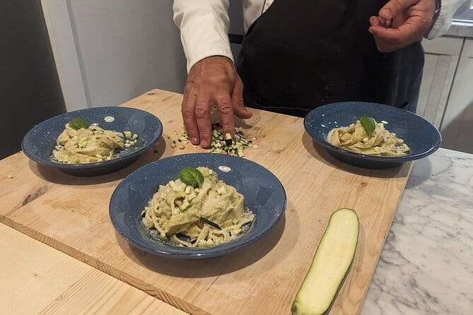 Pasta class - What the four-hour schedule feels like