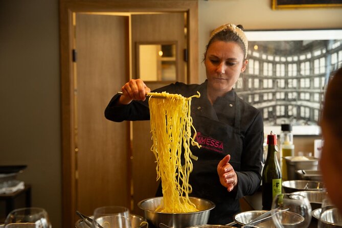 Pasta Class at Roscioli, Wine & Rome Street Eats - Making fresh pasta with the chef