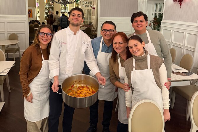 Pasta Cooking Class and Tiramisu in Rome - Kneading dough the traditional way