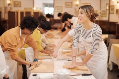 The Secrets to Learn Fresh Pasta and Tiramisù in a Glam Home
